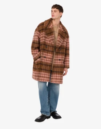 Abrigo oversize de tejido suave