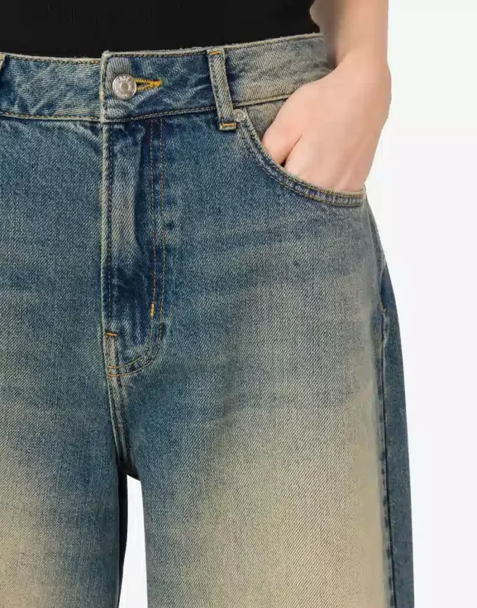 Bermudas de denim de algodón Bermudas de denim de algodón