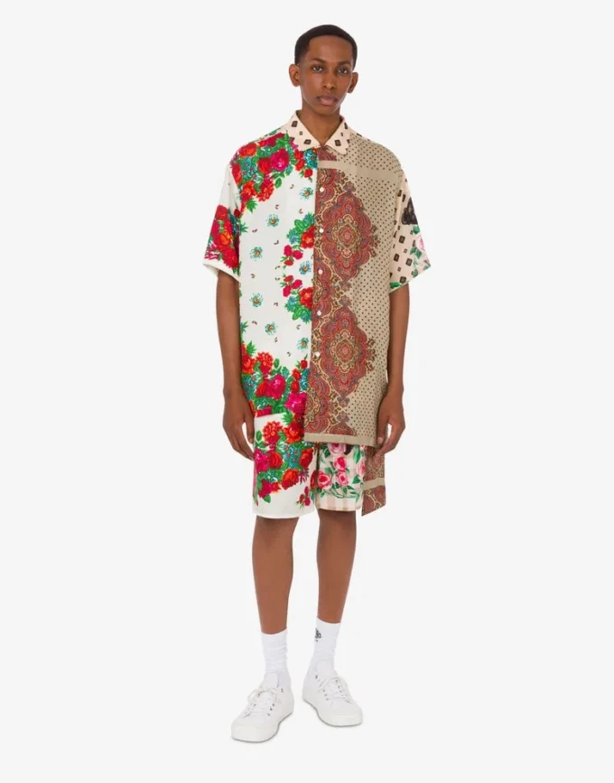 Bermudas de seda estampadas Bermudas de seda estampadas