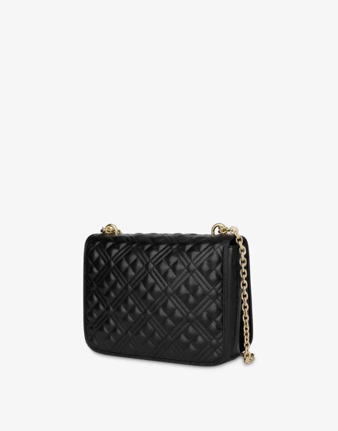 Bolso bandolera acolchado con logotipo Bolso bandolera acolchado con logotipo
