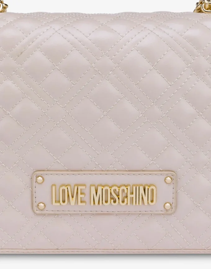 Bolso bandolera acolchado con logotipo Bolso bandolera acolchado con logotipo