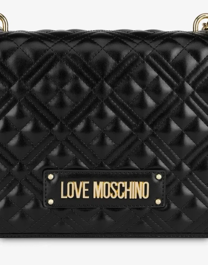 Bolso bandolera acolchado con logotipo Bolso bandolera acolchado con logotipo