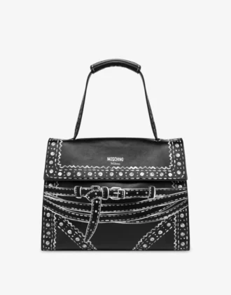 Bolso de mano mediano Tie Me de Moschino