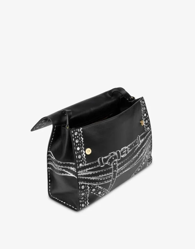 Bolso de mano mediano Tie Me de Moschino Bolso de mano mediano Tie Me de Moschino