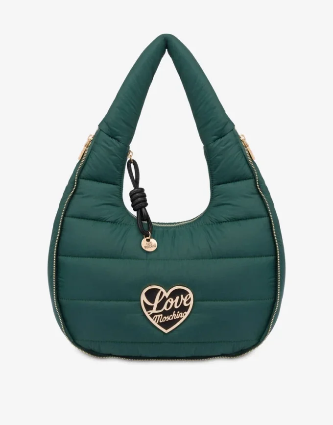 Bolso hobo acolchado de nylon Bolso hobo acolchado de nylon