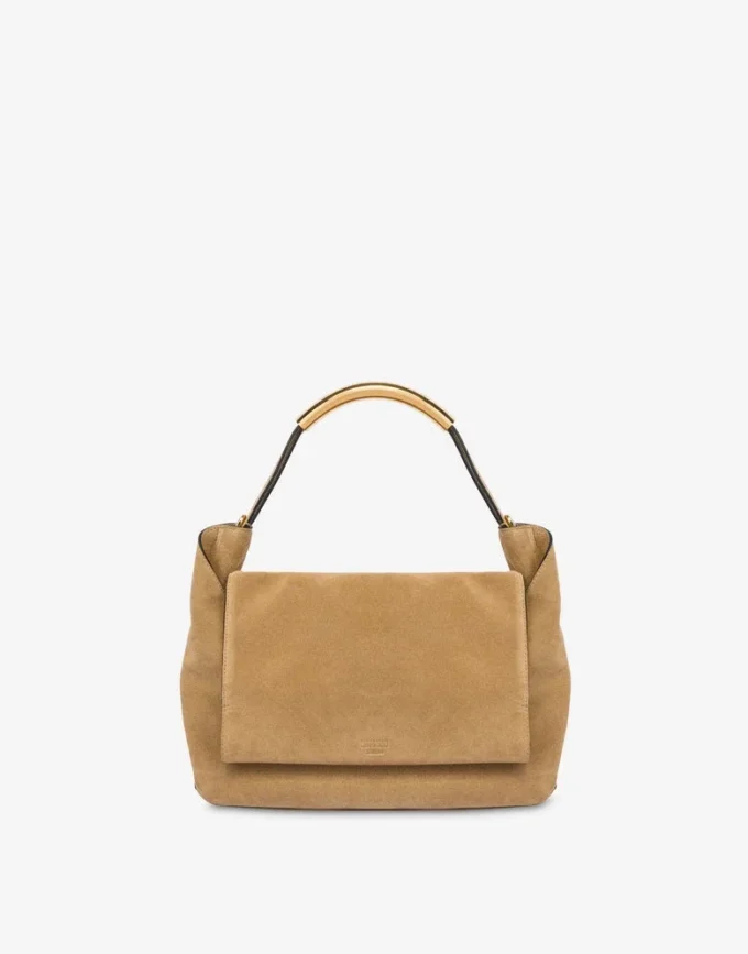Bolso Me con asa trenzada de ante Bolso Me con asa trenzada de ante