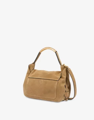 Bolso Me con asa trenzada de ante