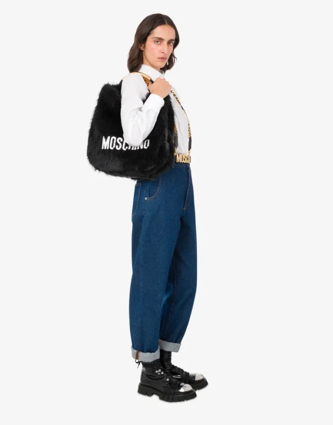 Bolso mediano Handle Me de Moschino Bolso mediano Handle Me de Moschino
