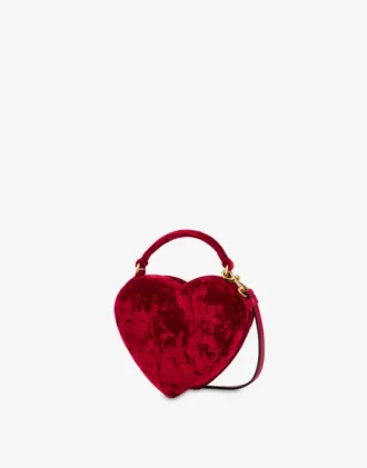 Bolso Moschino Love Me en terciopelo