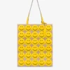Bolso shopper de ante con Smiley® estampado por toda la superficie Bolso shopper de ante con Smiley® estampado por toda la superficie