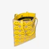 Bolso shopper de ante con Smiley® estampado por toda la superficie Bolso shopper de ante con Smiley® estampado por toda la superficie