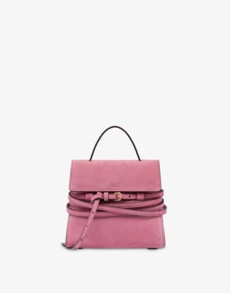 Bolso Tie Me de Moschino en gamuza Pequeño
