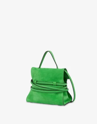 Bolso Tie Me de Moschino en gamuza Pequeño