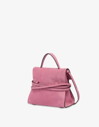 Bolso Tie Me de Moschino en gamuza Pequeño