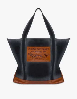 Bolso tote maxi de denim