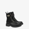 Botines de becerro y nailon Botines de becerro y nailon