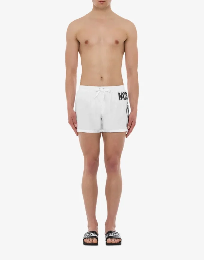 Boxer de playa con doble signo de interrogación Boxer de playa con doble signo de interrogación
