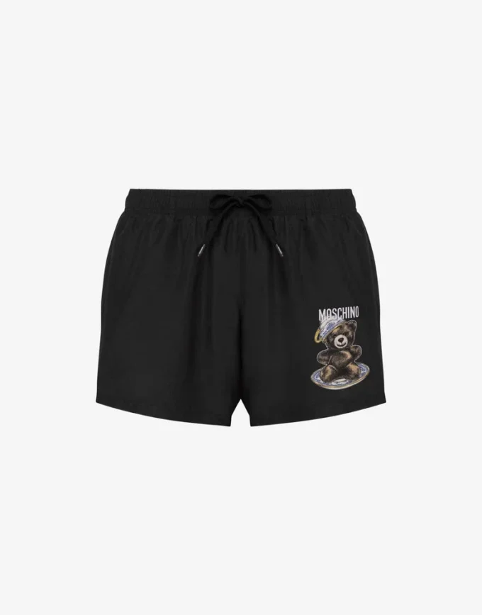 Boxers de nylon para playa Moschino Teddy Bear