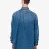 Camisa de algodón denim azul Camisa de algodón denim azul