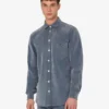 Camisa de denim flocado Camisa de denim flocado
