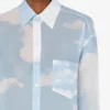 Camisa de georgette «In The Cloud» Camisa de georgette «In The Cloud»
