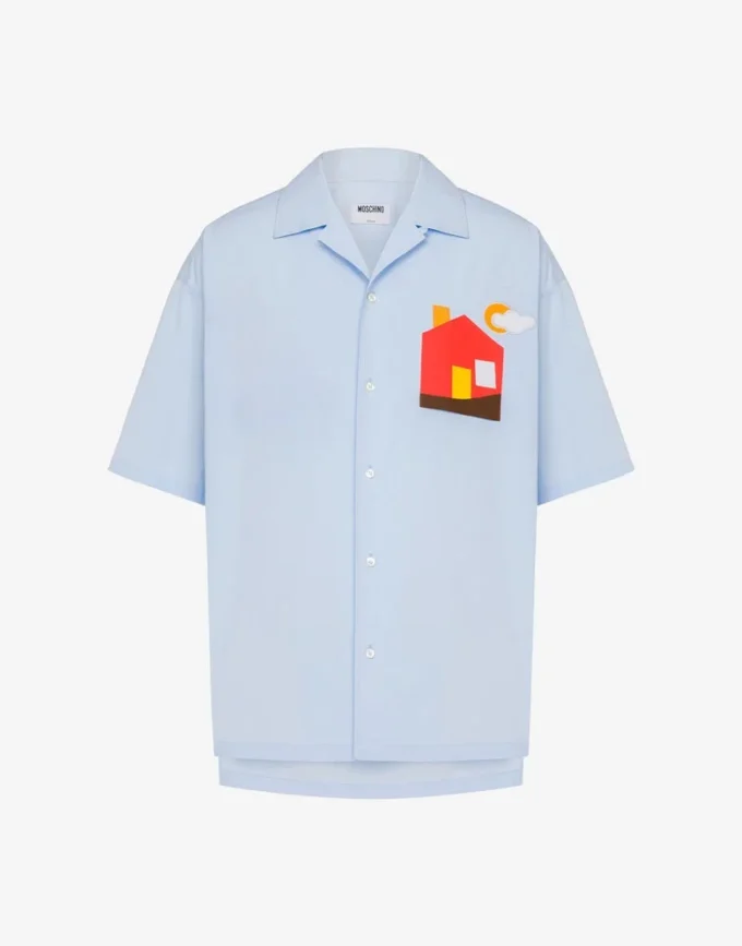 Camisa de popelín de algodón Archivo Camisa de popelín de algodón Archivo