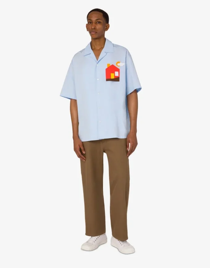 Camisa de popelín de algodón Archivo Camisa de popelín de algodón Archivo