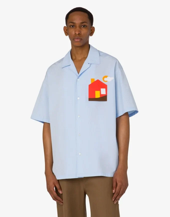 Camisa de popelín de algodón Archivo Camisa de popelín de algodón Archivo