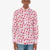 Camisa ligera de popelín de algodón con estampado Camisa ligera de popelín de algodón con estampado