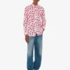 Camisa ligera de popelín de algodón con estampado Camisa ligera de popelín de algodón con estampado
