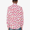 Camisa ligera de popelín de algodón con estampado Camisa ligera de popelín de algodón con estampado