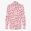 Camisa ligera de popelín de algodón con estampado Camisa ligera de popelín de algodón con estampado