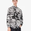 Camisa ligera de popelín de algodón con estampado de gansos Camisa ligera de popelín de algodón con estampado de gansos
