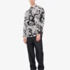 Camisa ligera de popelín de algodón con estampado de gansos Camisa ligera de popelín de algodón con estampado de gansos