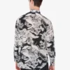 Camisa ligera de popelín de algodón con estampado de gansos Camisa ligera de popelín de algodón con estampado de gansos