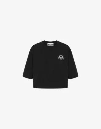 Camiseta corta con logotipo Laurel Crown