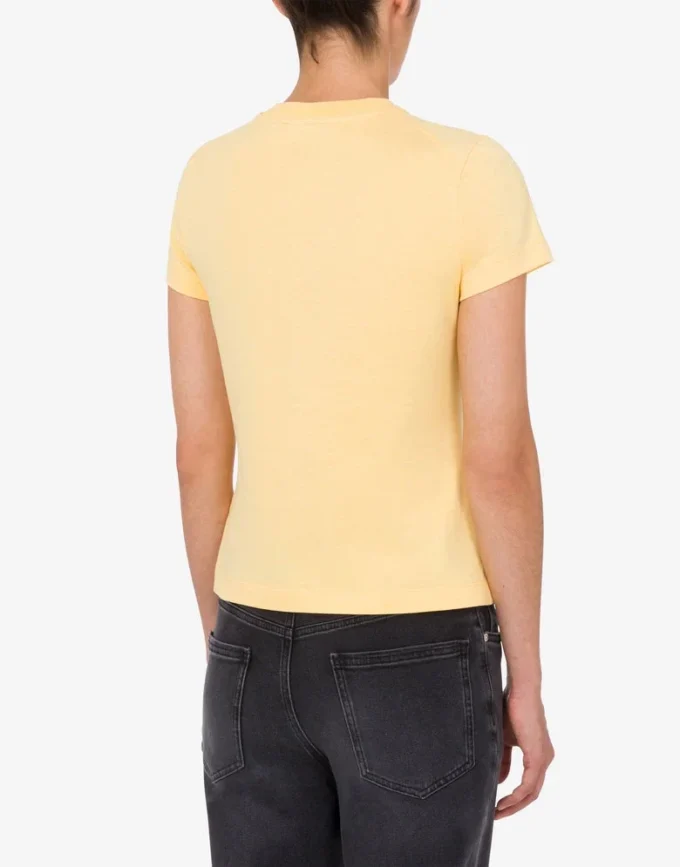 Camiseta de jersey de algodón estampada