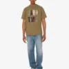 Camiseta de jersey de algodón orgánico bordada Camiseta de jersey de algodón orgánico bordada