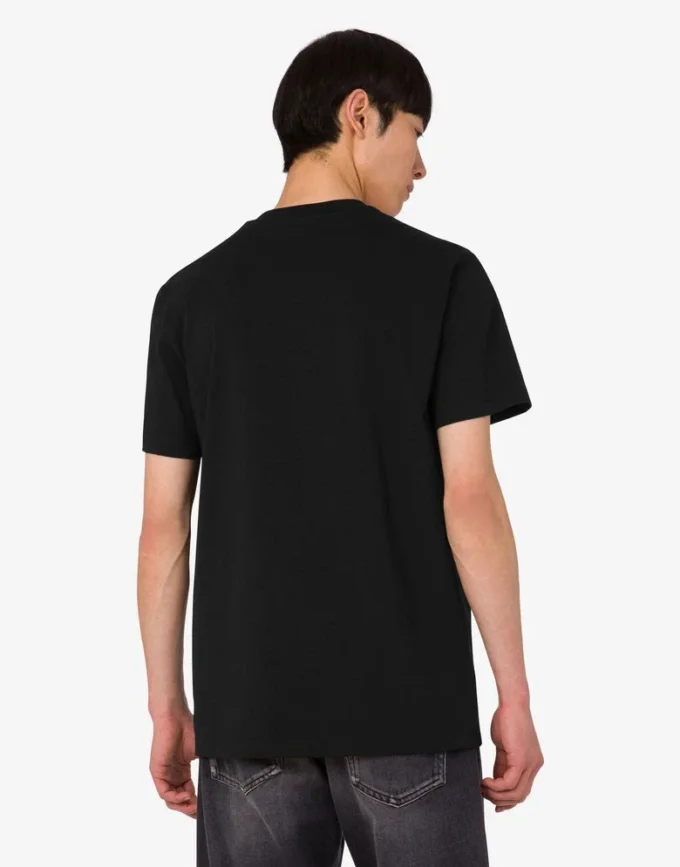 Camiseta de jersey de algodón orgánico bordada Camiseta de jersey de algodón orgánico bordada