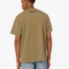Camiseta de jersey de algodón orgánico bordada Camiseta de jersey de algodón orgánico bordada