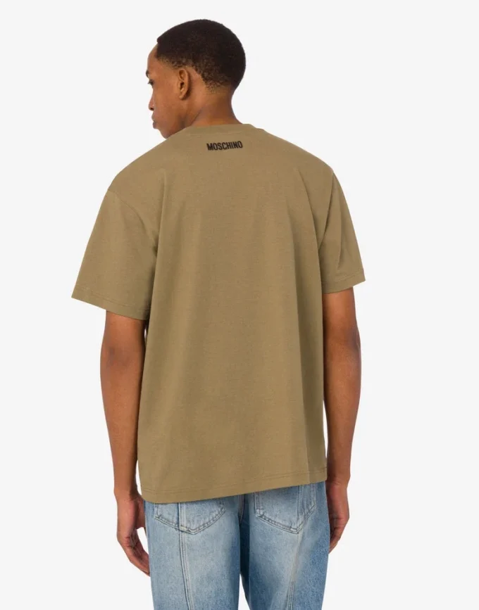 Camiseta de jersey de algodón orgánico bordada Camiseta de jersey de algodón orgánico bordada