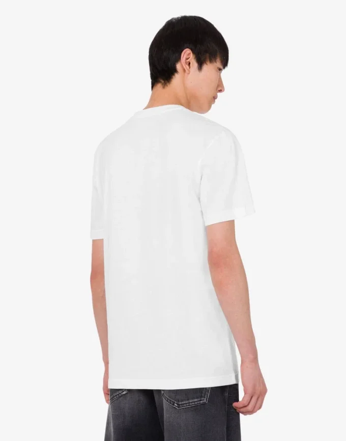 Camiseta de jersey de algodón orgánico bordada Camiseta de jersey de algodón orgánico bordada