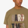 Camiseta de jersey de algodón orgánico bordada Camiseta de jersey de algodón orgánico bordada