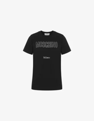 Camiseta de jersey de algodón orgánico decorada