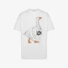 Camiseta de jersey de algodón orgánico Goose
