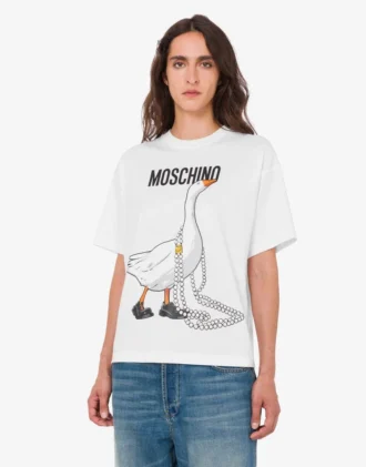 Camiseta de jersey de algodón orgánico Goose