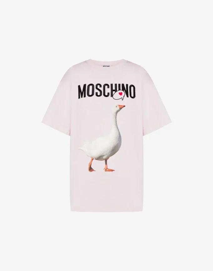 Camiseta de jersey de algodón orgánico Goose