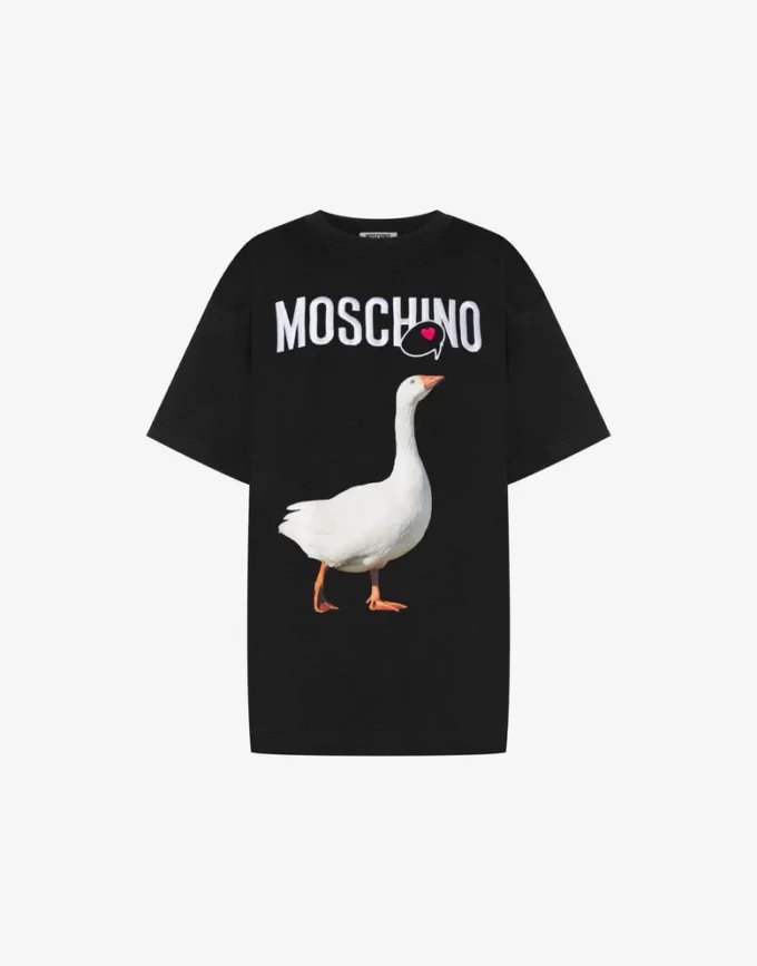 Camiseta de jersey de algodón orgánico Goose