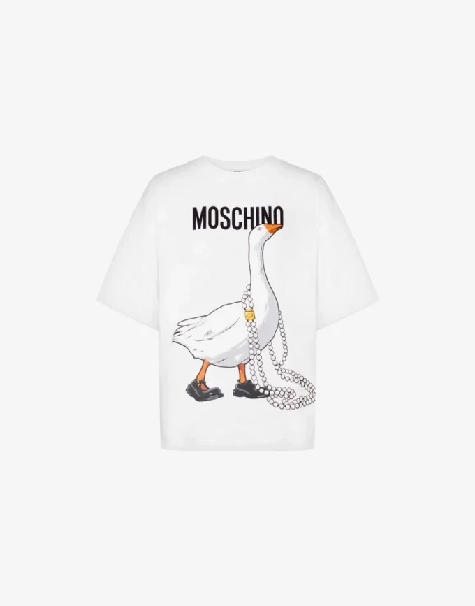 Camiseta de jersey de algodón orgánico Goose