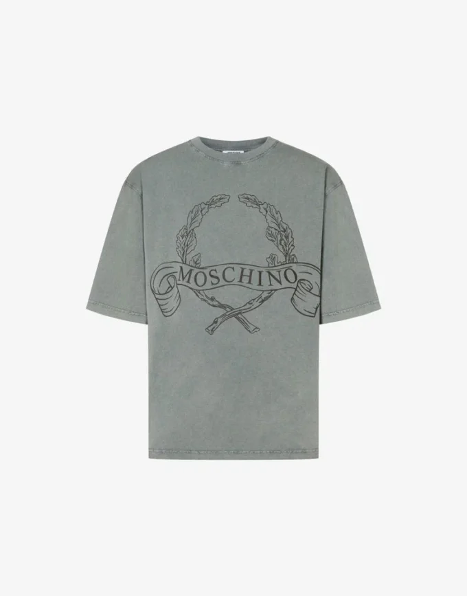 Camiseta de jersey de algodón orgánico Laurel Crown